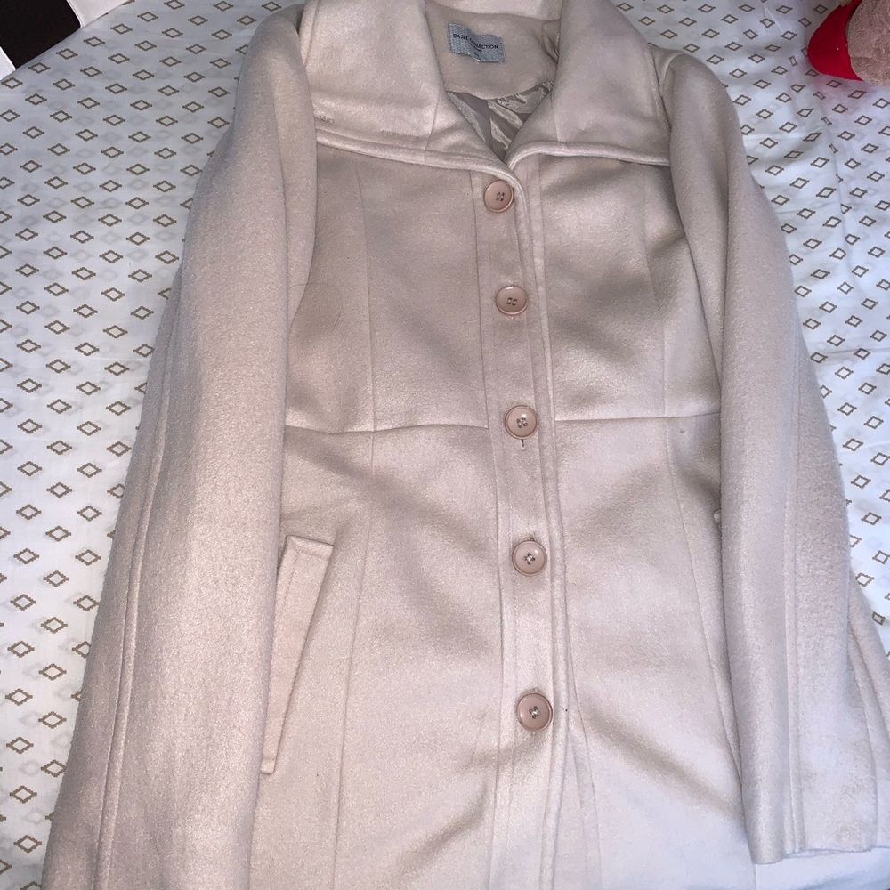 Long Coat with hood attachment